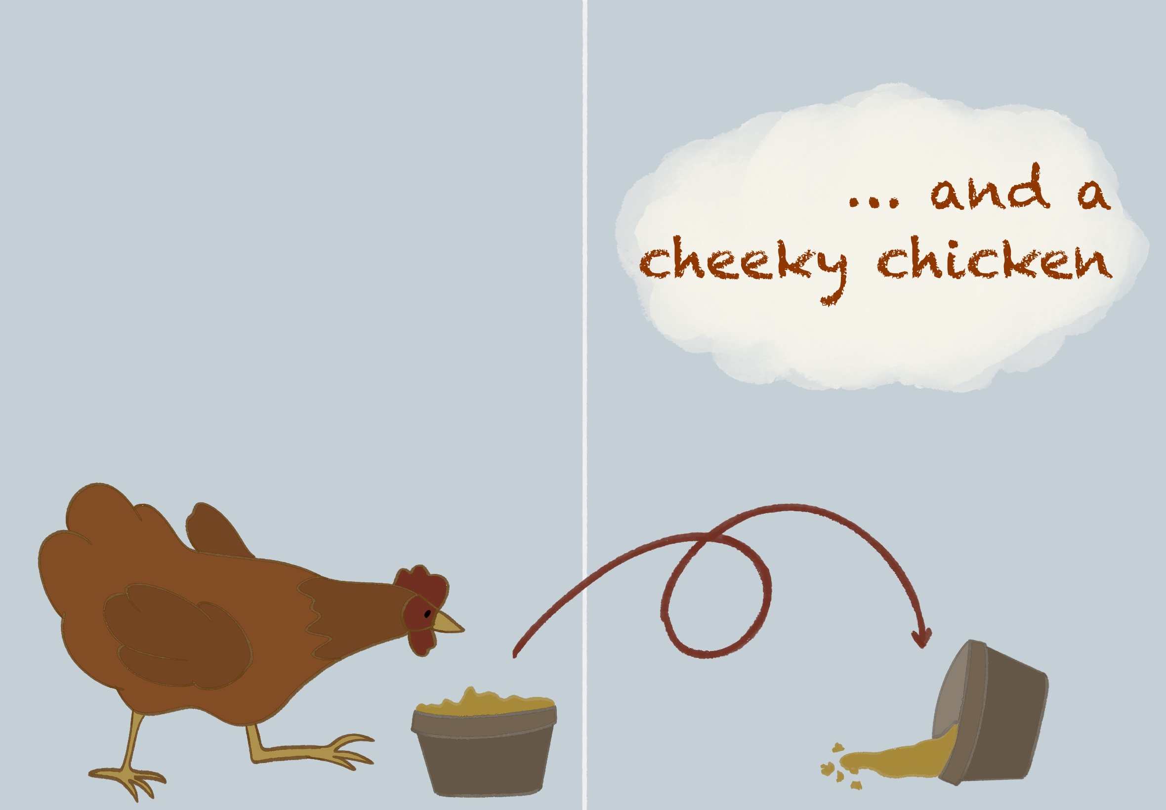 Spread 4 — Cheeky Chicken