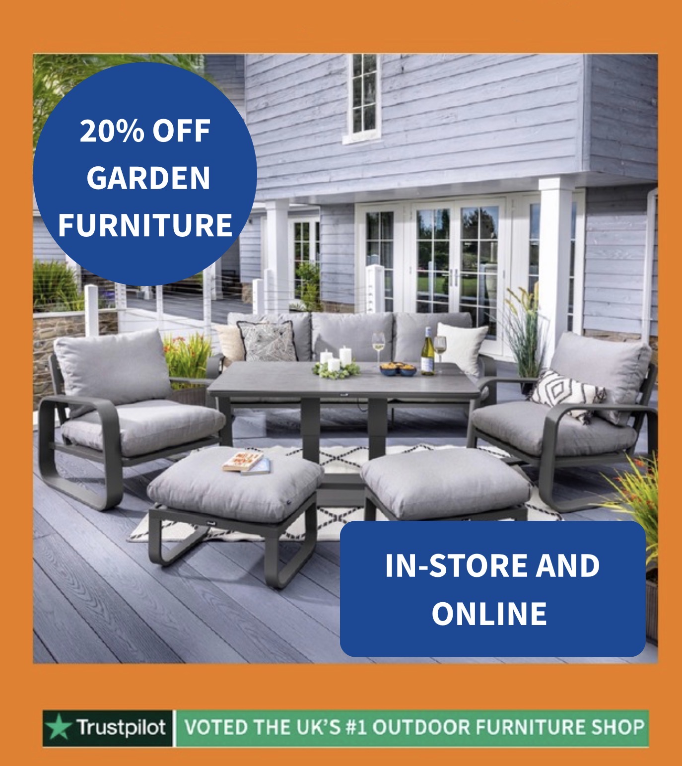 20% Off Garden Furniture — Social Media Post